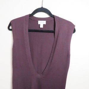 Unique Sexy Knitted Low-Cut Top